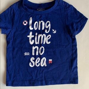 First Impressions 12 Months Blue Sea Theme T-Shirt